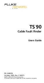 Fluke TS 90 User Manual preview