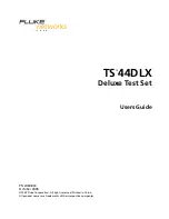 Fluke TS44DLX User Manual предпросмотр