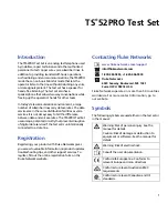 Preview for 5 page of Fluke TS52PRO User Manual