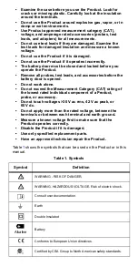 Preview for 2 page of Fluke U1500s Instructions Manual