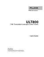 Fluke ULT800 User Manual предпросмотр