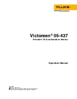 Fluke Victoreen 05-437 Operators Operator'S Manual preview