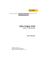 Preview for 1 page of Fluke VT02 User Manual