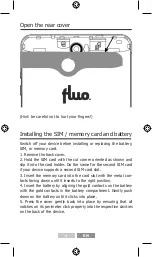 Preview for 4 page of Fluo T704010 User Manual