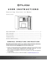 Flurida FDHD10501 User Instructions предпросмотр