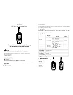 FLUS MT-903 User Manual preview