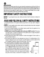 Preview for 2 page of Fluval Q.5 Instruction Manual