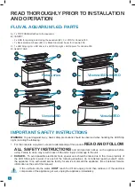 Preview for 4 page of Fluval Roma Aquarium LED Instruction Manual