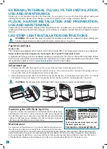 Preview for 10 page of Fluval Roma Aquarium LED Instruction Manual