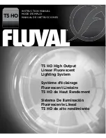 Fluval T5 HO Instruction Manual preview