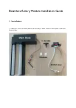 Flux Beambox Installation Manual preview