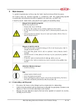 Предварительный просмотр 39 страницы Flux F 424 HC Original Main Operating Instructions