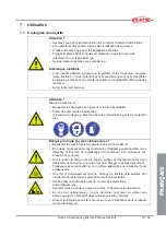 Предварительный просмотр 55 страницы Flux F 424 HC Original Main Operating Instructions