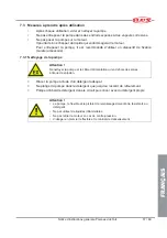 Предварительный просмотр 57 страницы Flux F 424 HC Original Main Operating Instructions