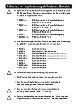 Предварительный просмотр 3 страницы Flux F 424 Operating Instructions Manual