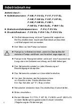 Предварительный просмотр 6 страницы Flux F 424 Operating Instructions Manual