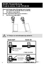 Предварительный просмотр 8 страницы Flux F 424 Operating Instructions Manual