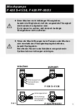 Предварительный просмотр 9 страницы Flux F 424 Operating Instructions Manual