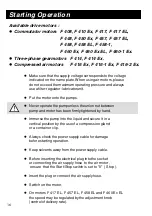 Предварительный просмотр 16 страницы Flux F 424 Operating Instructions Manual