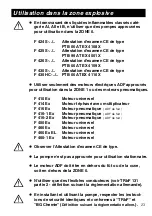 Предварительный просмотр 23 страницы Flux F 424 Operating Instructions Manual