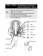 Предварительный просмотр 16 страницы Flux F 550 GS-50/21 Operating Instructions Manual