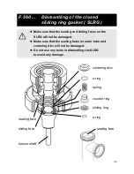 Предварительный просмотр 17 страницы Flux F 550 GS-50/21 Operating Instructions Manual