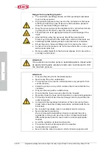 Preview for 44 page of Flux F 550 GS Series Original Main Operating Instructions