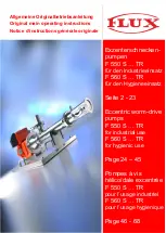 Flux F 550 Original Main Operating Instructions предпросмотр