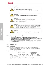 Предварительный просмотр 44 страницы Flux F 550 Original Main Operating Instructions