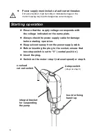 Preview for 3 page of Flux JUNIORFLUX F 314 PP Operating Instructions