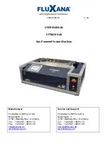 FLUXANA VITRIOX GAS 2XRF User Manual preview