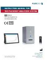 FLUXERGY 5506-CE Instruction Manual предпросмотр