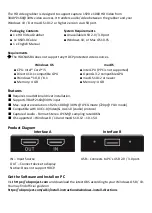 Предварительный просмотр 2 страницы Fly Kan HDCNUSB4 Quick User Manual