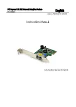 Предварительный просмотр 1 страницы Fly Kan PCIEMD01 Instruction Manual