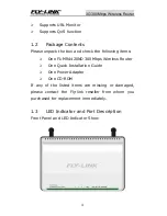 Preview for 9 page of Fly-Link FL-MR4420ND User Manual