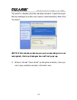 Preview for 16 page of Fly-Link Wireless Network Adapter User Manual