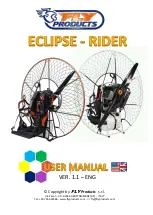 Preview for 1 page of Fly Products ECLIPSE-RIDER User Manual