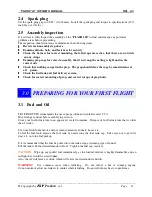 Preview for 11 page of Fly Products FLASH 100 Owner'S Manual