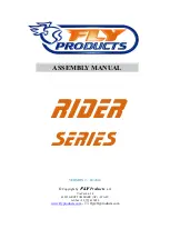 Preview for 1 page of Fly Products Rider Series Assembly Manual