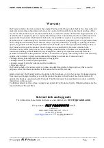 Preview for 21 page of Fly Products XENIT THOR 250 User Manual