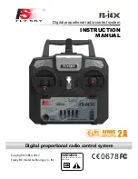 Preview for 1 page of Fly Sky FS-i4X Instruction Manual