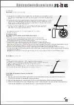 Предварительный просмотр 15 страницы Fly Sky FS-IT4S Instruction Manual