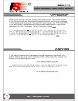 Preview for 3 page of Fly Sky FS-T2A Instruction Manual