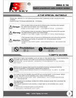 Preview for 4 page of Fly Sky FS-T2A Instruction Manual