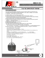 Preview for 10 page of Fly Sky FS-T2A Instruction Manual