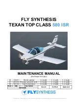 Fly Synthesis Texan top class 580 ISR Maintenance Manual preview