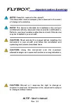 Preview for 5 page of Flybox ALT57 User Manual