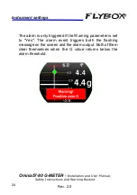 Preview for 35 page of Flybox Omnia57 G-METER Installation And User Manual