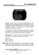 Preview for 37 page of Flybox Omnia57 G-METER Installation And User Manual