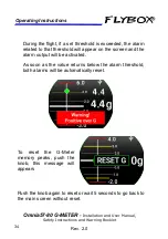 Preview for 45 page of Flybox Omnia57 G-METER Installation And User Manual